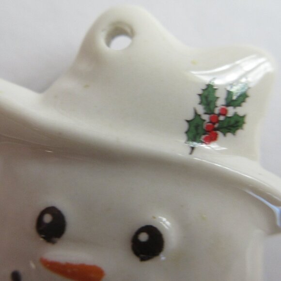 Spode Porcelain Christmas Tree Snowman Picture Frame Christmas Ornament - Picture 12 of 13